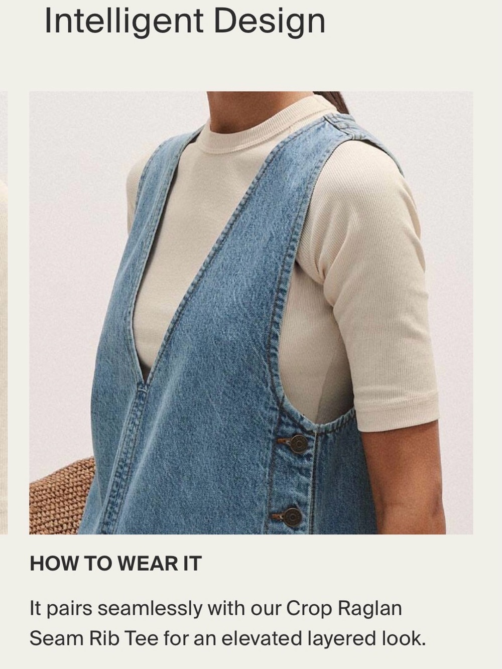 ME+EM Light Blue Denim Pinafore Dress - Picture 12 of 15